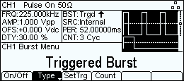 Pulse Triggered Burst